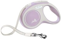 flexi Flexileine FLEXI Rollleine New COMFORT Gurt - 5m, bis 15kg Farbe: rosa