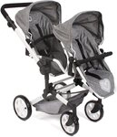 CHIC2000 Puppen-Zwillingsbuggy Linus Duo, mit zwei abnehmbaren, bis in Liegeposition