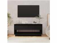 vidaXL TV Cabinet Wood 102 x 41 x 44 cm black (809486)