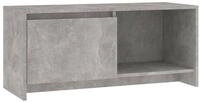 vidaXL TV-Schrank TV-Schrank Betongrau 90x35x40 cm Holzwerkstoff (1-St)