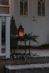 KONSTSMIDE LED Laterne Weihnachtsdeko aussen, LED fest integriert, Warmwei&szlig;, LED