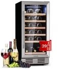 Klarstein Weink&uuml;hlschrank Vinovilla, f&uuml;r 31 Standardflaschen &aacute; 0,75l,Wein