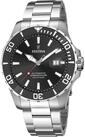 Festina Taucheruhr Automatikuhr F20531/4 &ndash; Schwarzes Zifferblatt, Edelstahlarmband,