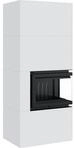 Kratki Kaminbaus&auml;tze Kratki Home Simple Box Kamin-Ofen Stahl wei&szlig; rechts BImSchV 2,