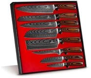 K&uuml;chenkompane Messer-Set K&uuml;chenkompane Messerset Akarui &ndash; 8-teilig &ndash; Pakkaholz