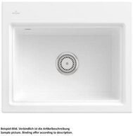 Villeroy & Boch K&uuml;chensp&uuml;le Subway Style 60 S Classicline R1 Wei&szlig; Alpin mit