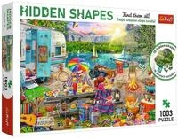 Trefl Puzzle Puzzle Hidden Shapes: Karawanenreise 1003 Teile, Puzzleteile