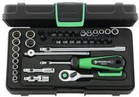 Stahlwille Steckschl&uuml;ssel (38 St), Satz 1/4" 40D/40TX/44KTX/32/6QR in
