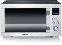 Severin Mikrowelle MW 7777 3-in-1 Mikrowelle mit Glasboden, elektrisch
