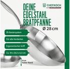 Chefkoch trifft Fackelmann Bratpfanne &Oslash;28 cm M&uuml;nchen mit Wabenboden