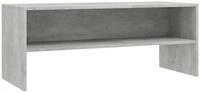 vidaXL TV-Board vidaXL TV-Schrank Betongrau 100x40x40 cm Holzwerkstoff