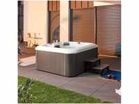 Home Deluxe Outdoor Whirlpool Sea Star plus Treppe/Thermoabdeckung