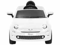 DOTMALL Spielfahrzeug-Erweiterung Kinder-Elektroauto Fiat 500 Weiß