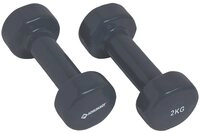 Schildkr&ouml;t-Fitness Hantel VINYL HANTEL Set, 2x 2,0kg (grey), in 4C-Box, Keine...