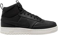 Sneaker NIKE SPORTSWEAR "Court Vision Mid", Herren, Gr. 42, schwarz-wei&szlig; (schwarz,