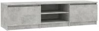 vidaXL TV-Schrank NA TV-Schrank Betongrau 140x40x35,5 cm Spanplatte Lowboard