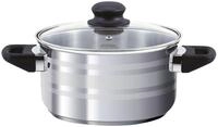 MEGA M&ouml;bel Topf-Set Edelstahl Kochtopf 24cm Olive