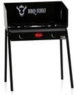 BBQ-Toro Gaskocher Gas Grilltisch mit Windschutz, Gusseisen Gaskocher 2...