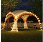 Swing&Harmonie Faltpavillon LED Event Pavillon 3,6 x 3,6m DomeShelter Garten inkl.