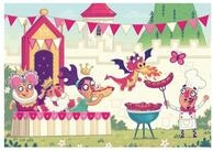 Ravensburger Puzzle Ravensburger Kinderpuzzle Puzzle&Play 05596 - Royale Party -