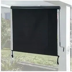 MCW Senkrechtmarkise MCW-F42 UV-Schutz 50, Windklasse 2 schwarz 180 cm x 250 cm