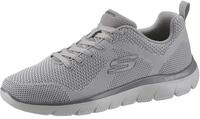Sneaker SKECHERS "SUMMITS", Herren, Gr. 45, grau (hellgrau), Textil, Schuhe Sneaker,