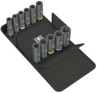 Wera Steckschl&uuml;ssel Wera Impaktor Deep Set 1 Steckschl&uuml;sseleinsatz-Set 1/2"