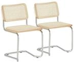 k-hometrends Freischwinger KADEN (2er-Set), St&uuml;hle aus Buchenholz mit Wiener