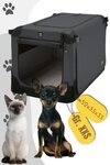 MAELSON Hunde-Transportbox Soft Kennel faltbare Hundebox / Tier Transportbox