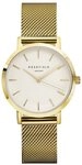 ROSEFIELD Quarzuhr Damen-Tribeca mit Meshband Goldfarben