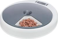 TRIXIE Hunde-Futterautomat Futterautomat TX4+1 - wei&szlig;/grau - 5 &times; 0,25 l/34 &times;...