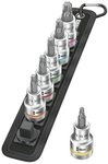 Wera Steckschl&uuml;ssel (6 St), Schraubendrehereinsatz-Satz mit Haltefunktion 1/2" Torx