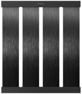 Schock Einbausp&uuml;le Design-Abtropfgitter in Brushed Black Metalic, Tiefe 392 mm