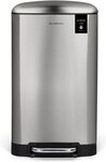 H.Koenig M&uuml;lleimer Design M&uuml;lleimer Les Collectors No 875 Silber 40 Liter