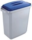 DURABLE Papierkorb Abfalleimer DURABIN VEH2012027 60l grau +Deckel