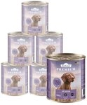 Dehner Premium Senior Lamm, 6 x 800 g Dose, getreidefrei Rind, Nassfutter f&uuml;r: