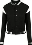 URBAN CLASSICS Outdoorjacke Ladies Inset College Sweat Jacket Collegejacke Damen