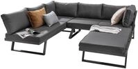 Destiny Gartenlounge-Set MANHATTAN, (18-tlg), Hocker/Tisch 70x70cm, Vielseitig