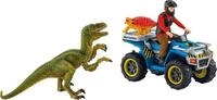 Schleich&reg; Spielwelt Schleich Dinosaurs Flucht auf Quad vor