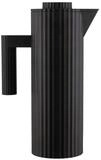 Alessi Isolierkanne Pliss&eacute; Schwarz 1000 ml, 1 l