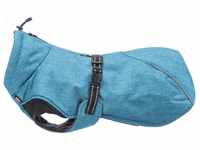 TRIXIE Hundemantel Wintermantel Riom blau Größe: M / Rückenlänge: 50 cm /