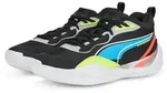 PUMA Hallen-Indoorschuhe Playmaker Pro schwarz/bunt Herren Badmintonschuh schwarz 45