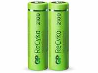 GP Batteries AA Akku GP NiMH 2100 mAh ReCyko 1,2V 2 Stück Akku 2100 mAh (1,2 V)