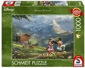 Schmidt Spiele Puzzle 59938 Puzzle Disney, Mickey & Minnie in den Alpen 1000...