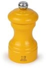 PEUGEOT Salzm&uuml;hle BISTRO 10cm Safrangelb Buchenholz Lackiert Stahlmahl Manuell