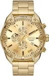 Diesel Chronograph SPIKED DZ4608, Quarzuhr, Armbanduhr, Herrenuhr, Edelstahlarmband,