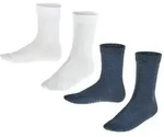 FALKE Socken Happy 2-Pack Socken (2-Paar) Set aus 2 Paar Baumwollstr&uuml;mpfen bunt