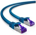 deleyCON deleyCON 0,25m RJ45 Patchkabel SFTP PiMF Netzwerkkabel mit CAT7 LAN-Kabel