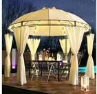 Swing&Harmonie Pavillon LED - Pavillon &Oslash; 350cm Lavo Garten Pavillion Rund, Solar