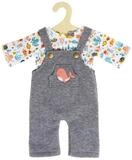 Heless Puppenkleidung Latzhose & T-Shirt Wal Bobby Gr&ouml;&szlig;e 28-35cm
